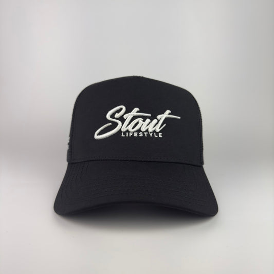 "Austin Logo" Structured Mesh Hat (Black)