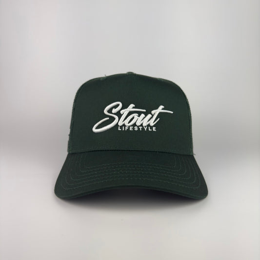 "Austin Logo" Structured Mesh Hat (Green)