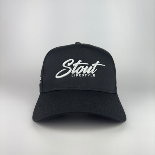 "Austin Logo" Structured Canvas Hat (Black)