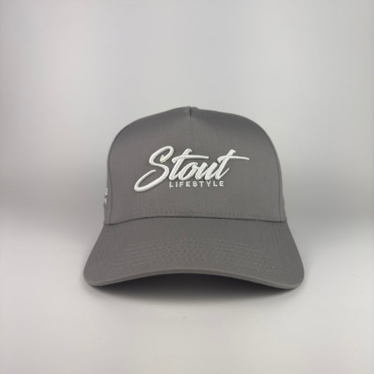 "Austin Logo" Structured Canvas Hat (Gray)