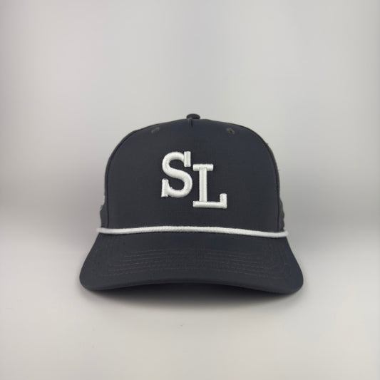 "SL" Athletic Rope Hat (Charcoal)