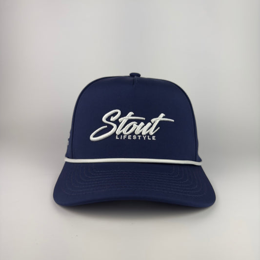 "Austin Logo" Rope Athletic Hat (Navy)