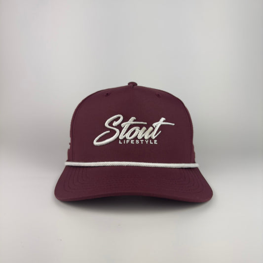 "Austin Logo" Athletic Rope Hat (Maroon)