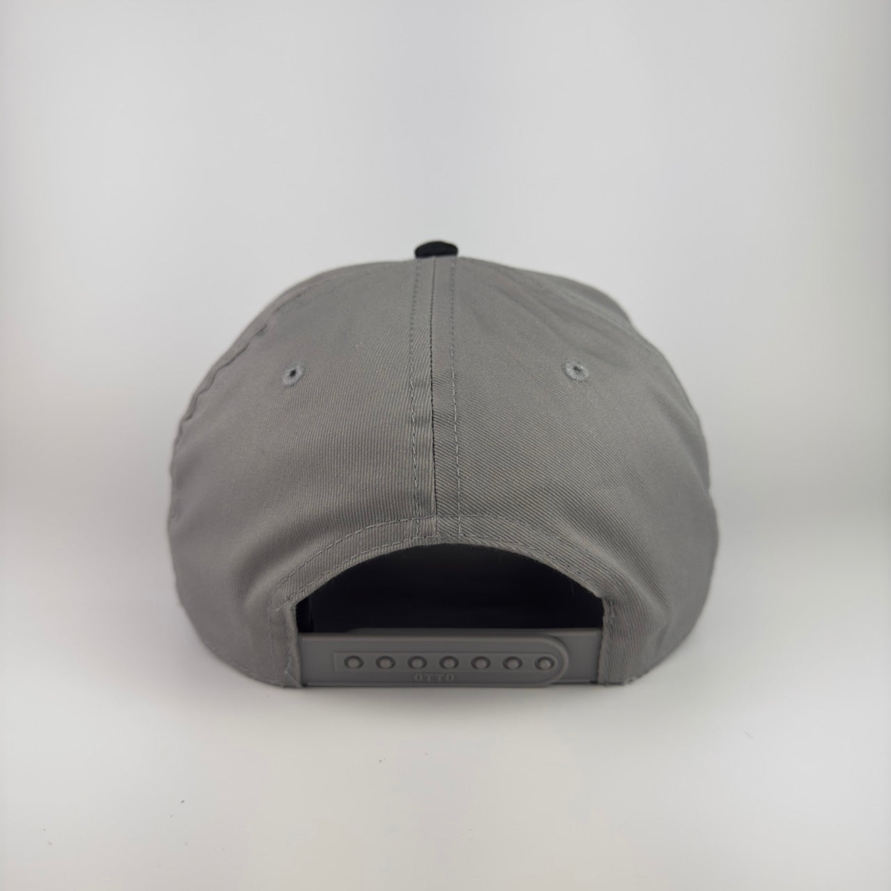 "Austin Logo" Structured Canvas Hat (Gray/Black)