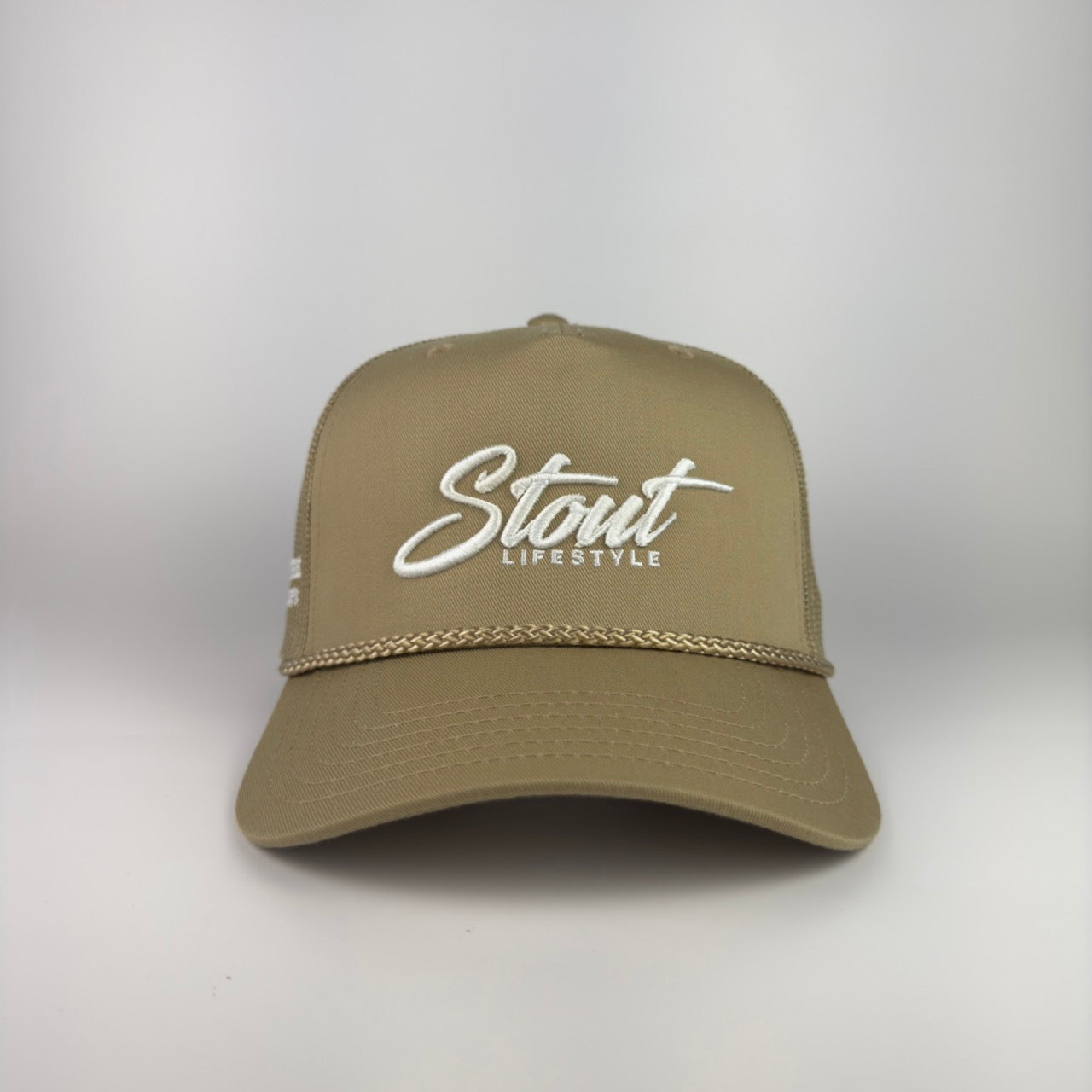 "Austin Logo" Mesh Rope Hat (Tan)