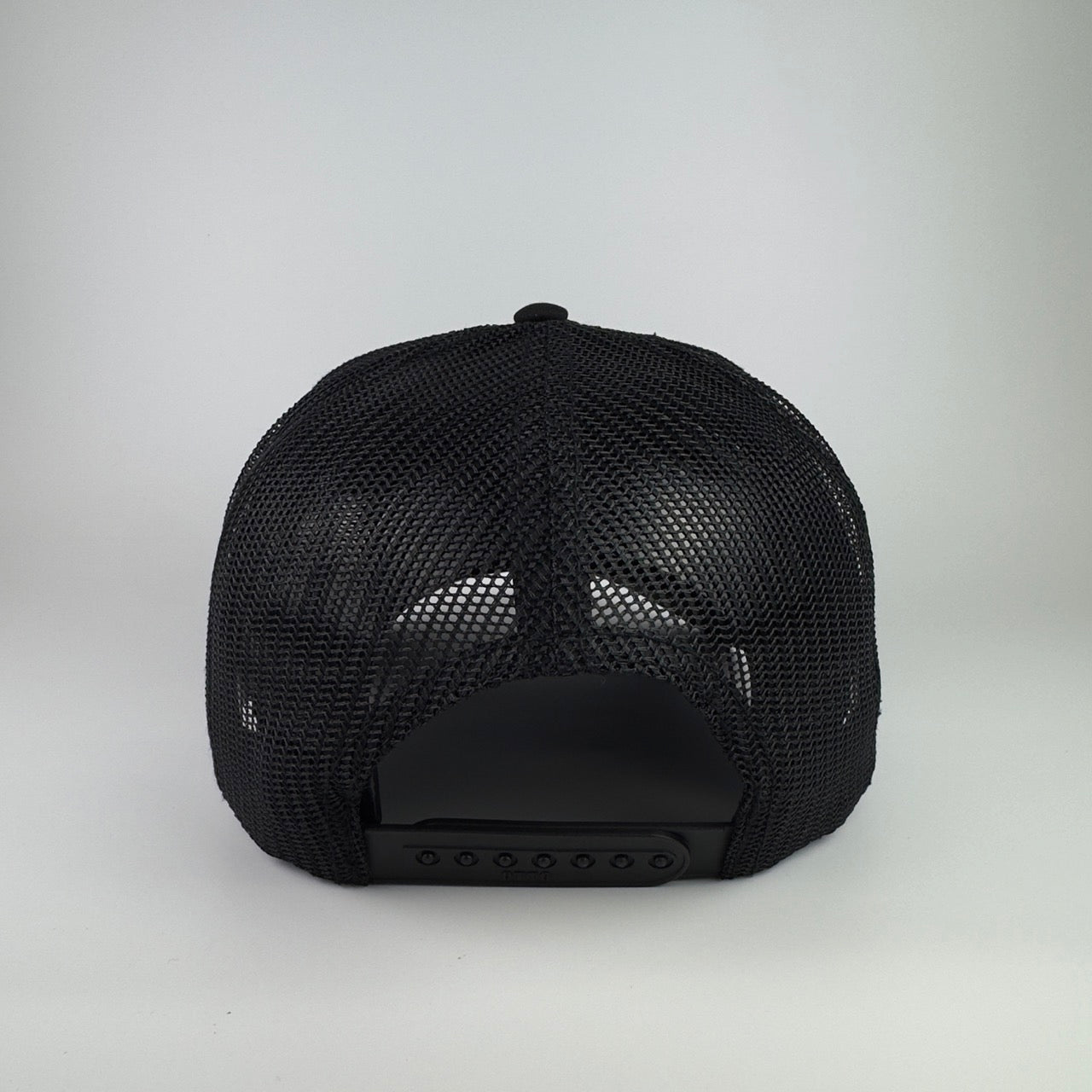 "Vintage" Structured Mesh Hat (Black)